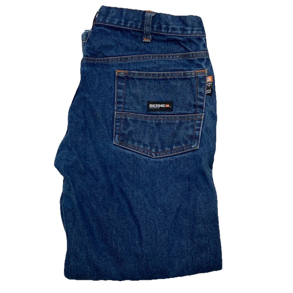 Berne FR Flame Resistant Jeans HRC2 NFPA 2112 ATPV 22 Men's SZ 38x30